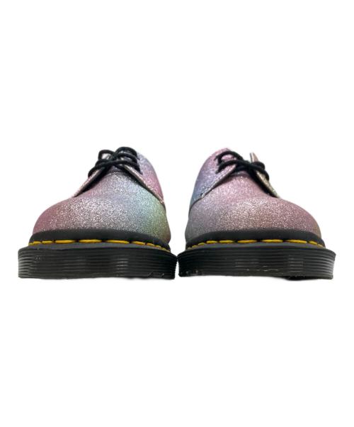 Dr.Martens（ドクターマーチン）Dr.Martens (ドクターマーチン) ラメオックスフォード3ホールシューズ ピンク サイズ:UK4の古着・服飾アイテム