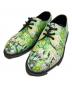 Dr.Martens（ドクターマーチン）の古着「フラワー柄3ホールシューズ」｜グリーン