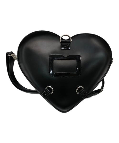 Dr.Martens（ドクターマーチン）Dr.Martens (ドクターマーチン) ハートレザーショルダーバッグ ブラックの古着・服飾アイテム
