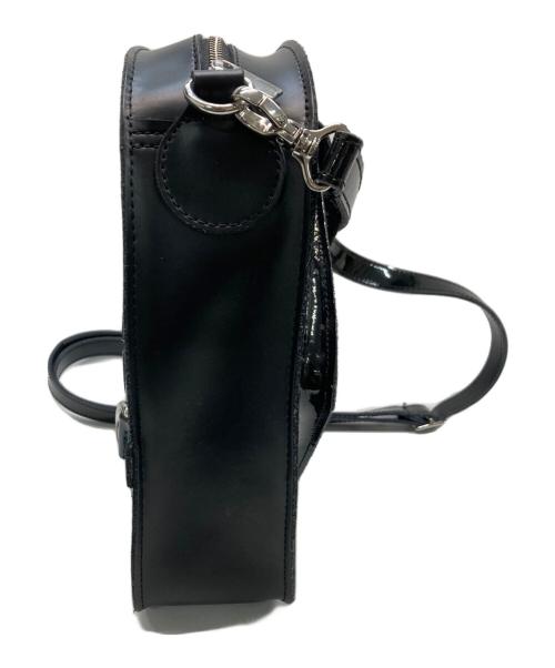 Dr.Martens（ドクターマーチン）Dr.Martens (ドクターマーチン) ハートレザーショルダーバッグ ブラックの古着・服飾アイテム