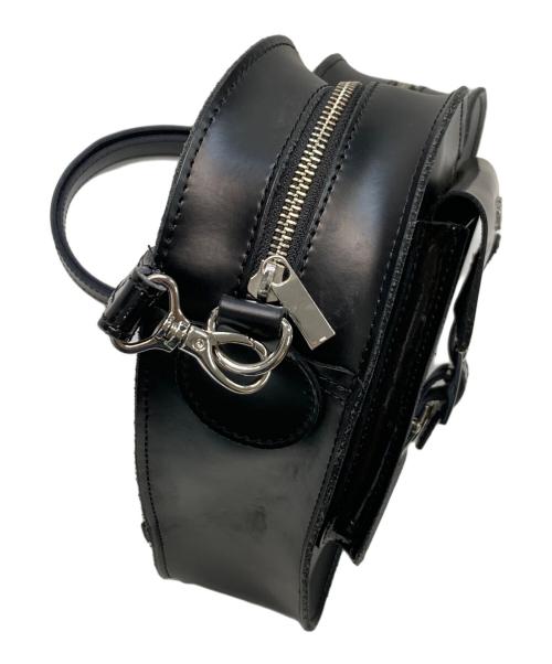 Dr.Martens（ドクターマーチン）Dr.Martens (ドクターマーチン) ハートレザーショルダーバッグ ブラックの古着・服飾アイテム