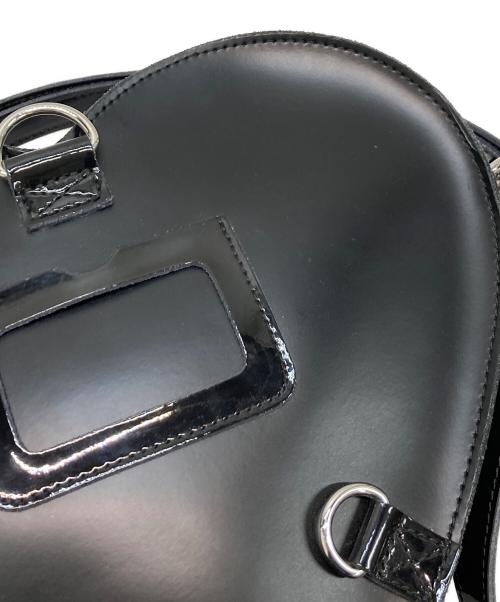 Dr.Martens（ドクターマーチン）Dr.Martens (ドクターマーチン) ハートレザーショルダーバッグ ブラックの古着・服飾アイテム