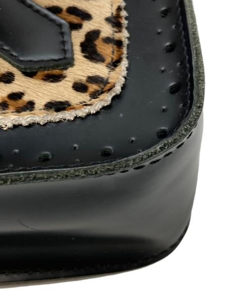 Dr.Martens（ドクターマーチン）Dr.Martens (ドクターマーチン) ハラコパッチハートレザーショルダーバッグ ブラックの古着・服飾アイテム