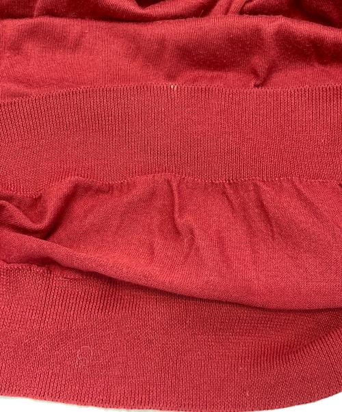 JOHN SMEDLEY（ジョンスメドレー）JOHN SMEDLEY (ジョンスメドレー) クルーネックニット レッド サイズ:Sの古着・服飾アイテム
