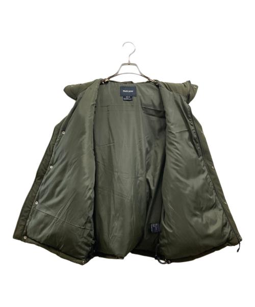 RUFFLOG（ラフロッグ）RUFFLOG (ラフロッグ) Utility Fill Logo Puffer Vest カーキ サイズ:Mの古着・服飾アイテム