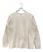 BONCOURAボンクラ）の古着「ヘビーウェイトワッフルサーマル」｜アイボリー
