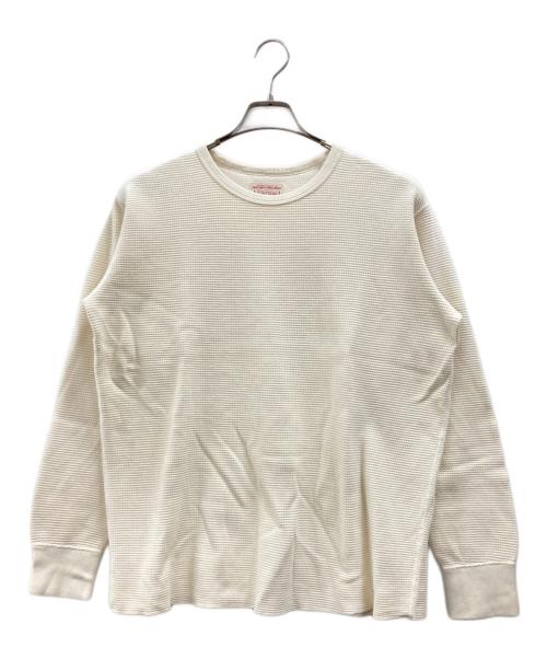 BONCOURA（ボンクラ）BONCOURA (ボンクラ) ヘビーウェイトワッフルサーマル アイボリー サイズ:38の古着・服飾アイテム