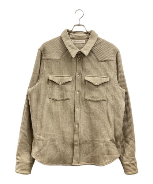 ABELIAEDOWARDGOUCHA（アベリア エドワード ゴーチャ）ABELIAEDOWARDGOUCHA (アベリア エドワード ゴーチャ) EASTER SHIRT ベージュ サイズ:FREEの古着・服飾アイテム