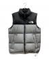 THE NORTH FACE（ザ ノース フェイス）の古着「ダウンベスト」｜グレー×ブラック