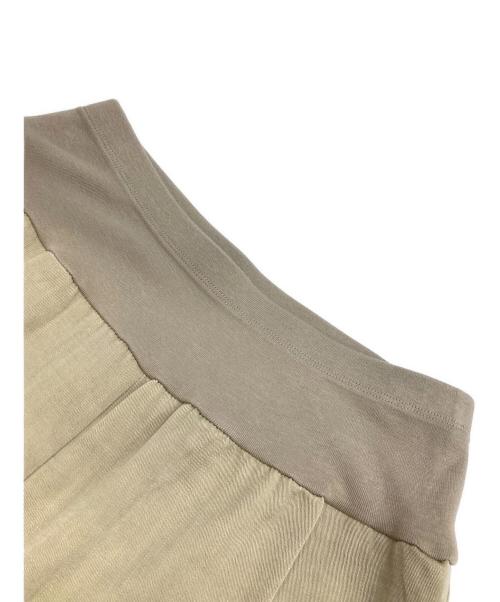 BEARDSLEY（ビアズリー）BEARDSLEY (ビアズリー) マルチウエストリブパンツ ベージュ サイズ:1の古着・服飾アイテム