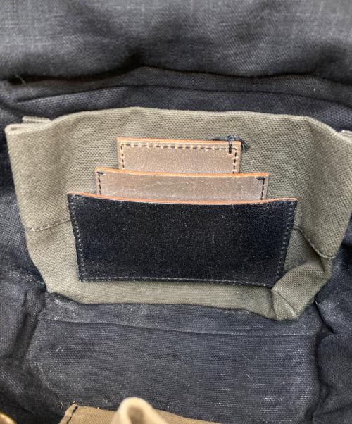 ebagos（エバゴス）ebagos (エバゴス) 被せファーマルシェバッグ ベージュ×ブラックの古着・服飾アイテム