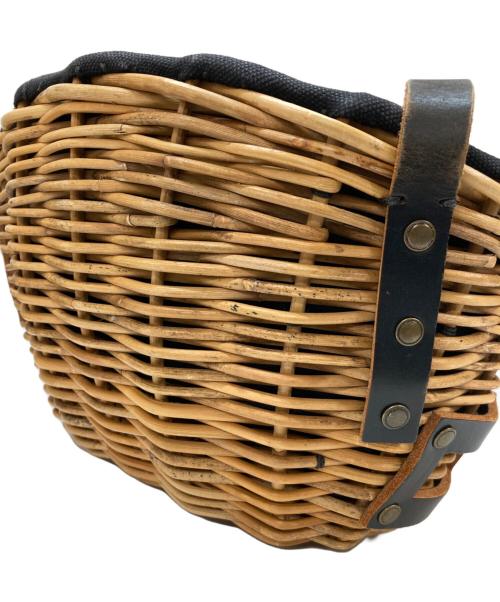 ebagos（エバゴス）ebagos (エバゴス) 被せファーマルシェバッグ ベージュ×ブラックの古着・服飾アイテム