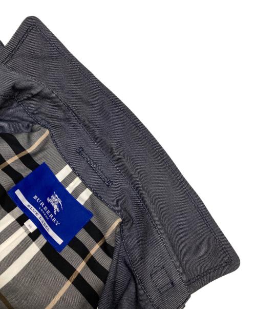 BURBERRY BLUE LABEL（バーバリー ブルー レーベル）BURBERRY BLUE LABEL (バーバリー ブルー レーベル) 金釦デニムトレンチコート グレー サイズ:38の古着・服飾アイテム