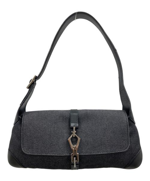 GUCCI（グッチ）GUCCI (グッチ) ワンショルダーバッグ ブラックの古着・服飾アイテム