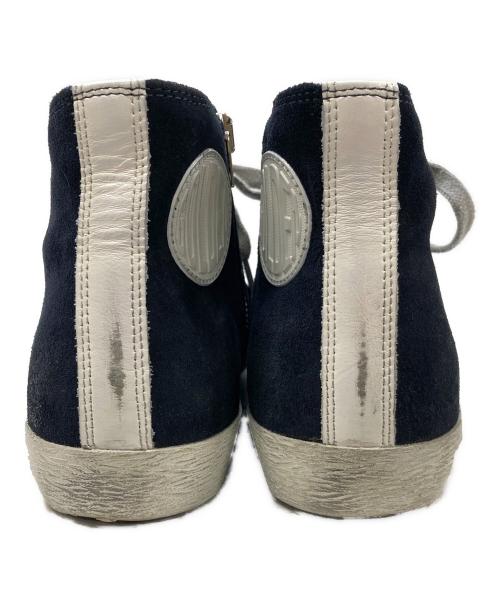 GOLDEN GOOSE（ゴールデングース）GOLDEN GOOSE (ゴールデングース) サイドジップハイカットスニーカー ネイビー サイズ:39の古着・服飾アイテム