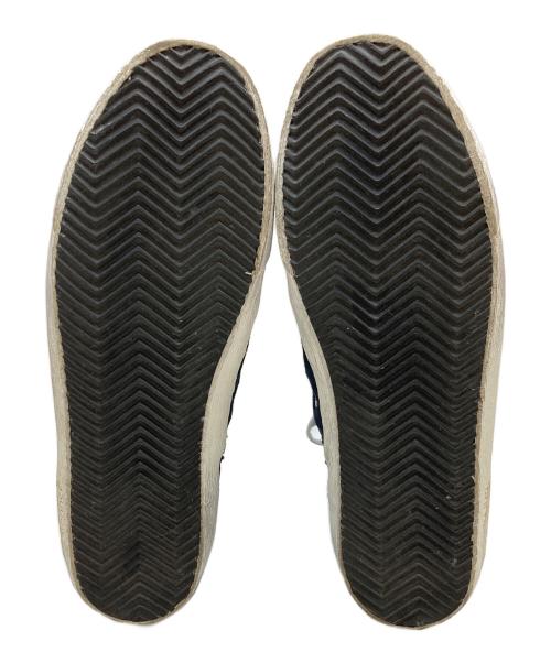 GOLDEN GOOSE（ゴールデングース）GOLDEN GOOSE (ゴールデングース) サイドジップハイカットスニーカー ネイビー サイズ:39の古着・服飾アイテム