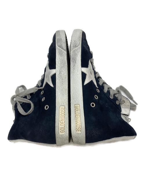 GOLDEN GOOSE（ゴールデングース）GOLDEN GOOSE (ゴールデングース) サイドジップハイカットスニーカー ネイビー サイズ:39の古着・服飾アイテム