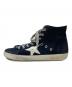 GOLDEN GOOSE (ゴールデングース) サイドジップハイカットスニーカー ネイビー サイズ:39：14000円