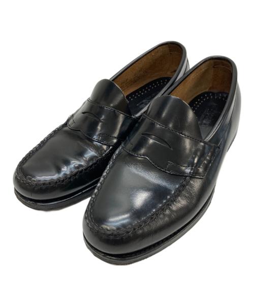 G.H.BASS（ジーエイチバス）G.H.BASS (ジーエイチバス) コインローファー ブラック サイズ:8 1/2Dの古着・服飾アイテム