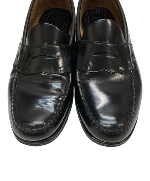 G.H.BASS（ジーエイチバス）G.H.BASS (ジーエイチバス) コインローファー ブラック サイズ:8 1/2Dの古着・服飾アイテム