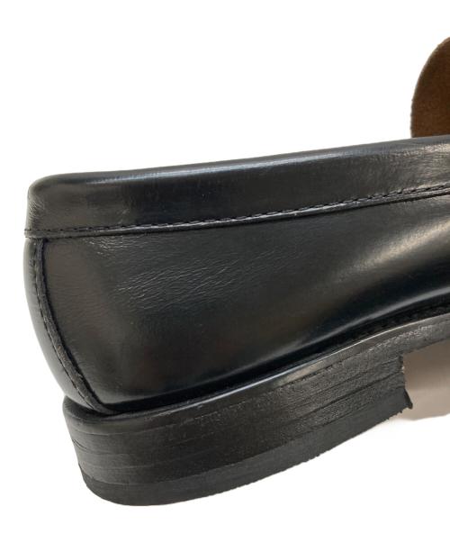 G.H.BASS（ジーエイチバス）G.H.BASS (ジーエイチバス) コインローファー ブラック サイズ:8 1/2Dの古着・服飾アイテム