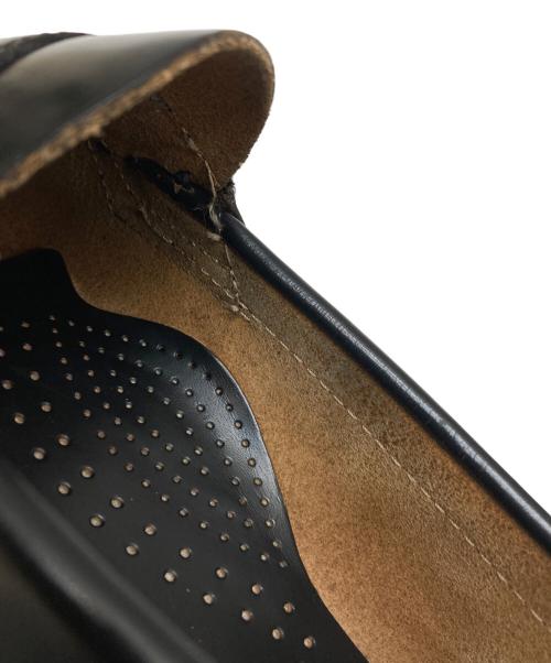 G.H.BASS（ジーエイチバス）G.H.BASS (ジーエイチバス) コインローファー ブラック サイズ:8 1/2Dの古着・服飾アイテム