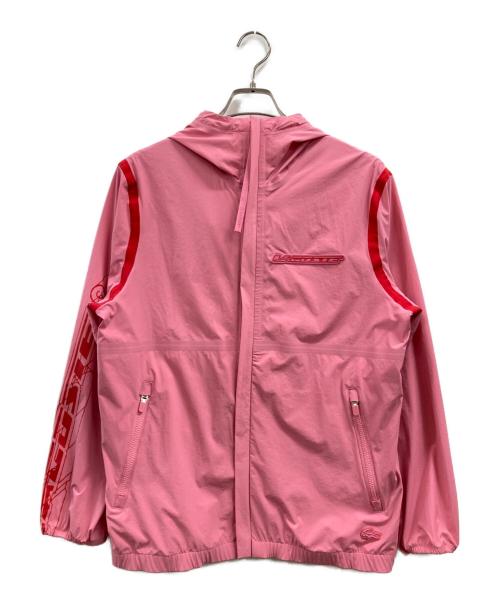 LACOSTE（ラコステ）LACOSTE (ラコステ) リサイクルナイロンウィンドブレイカー ピンク サイズ:46の古着・服飾アイテム