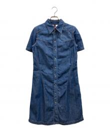 DIESEL（ディーゼル）の古着「デニムシャツワンピース」｜インディゴ
