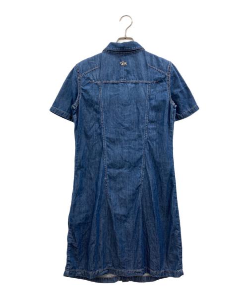 DIESEL（ディーゼル）DIESEL (ディーゼル) デニムシャツワンピース インディゴ サイズ:Sの古着・服飾アイテム