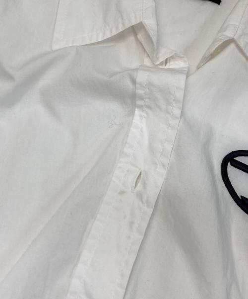 DIESEL（ディーゼル）DIESEL (ディーゼル) オーバルロゴシャツワンピース ホワイト サイズ:XSの古着・服飾アイテム