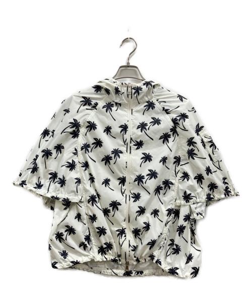 MONCLER（モンクレール）MONCLER (モンクレール) ナイロンショートスリーブジャケット ホワイトの古着・服飾アイテム