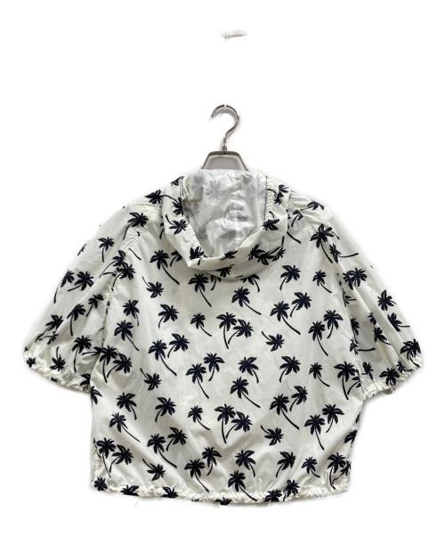 MONCLER（モンクレール）MONCLER (モンクレール) ナイロンショートスリーブジャケット ホワイトの古着・服飾アイテム