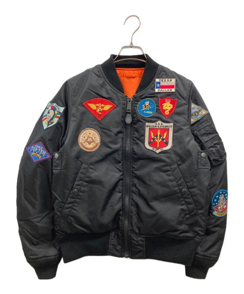 AVIREX（アヴィレックス）AVIREX (アヴィレックス) MA-1 FAR EAST CRUISE ブラック サイズ:FREEの古着・服飾アイテム