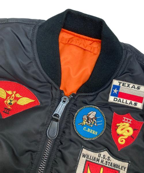 AVIREX（アヴィレックス）AVIREX (アヴィレックス) MA-1 FAR EAST CRUISE ブラック サイズ:FREEの古着・服飾アイテム