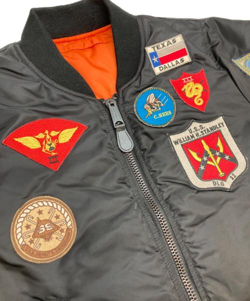 AVIREX（アヴィレックス）AVIREX (アヴィレックス) MA-1 FAR EAST CRUISE ブラック サイズ:FREEの古着・服飾アイテム