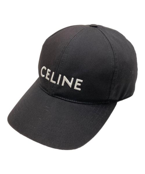 CELINE（セリーヌ）CELINE (セリーヌ) ベースボールキャップ ブラック サイズ:Mの古着・服飾アイテム