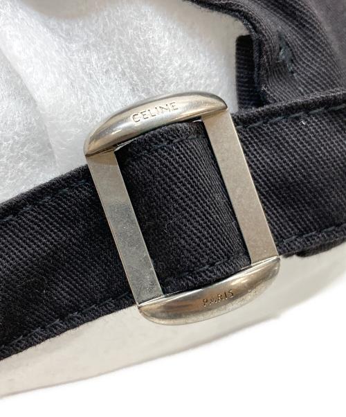 CELINE（セリーヌ）CELINE (セリーヌ) ベースボールキャップ ブラック サイズ:Mの古着・服飾アイテム