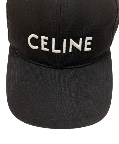 CELINE（セリーヌ）CELINE (セリーヌ) ベースボールキャップ ブラック サイズ:Mの古着・服飾アイテム
