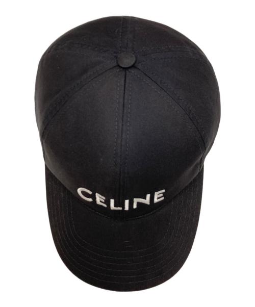 CELINE（セリーヌ）CELINE (セリーヌ) ベースボールキャップ ブラック サイズ:Mの古着・服飾アイテム