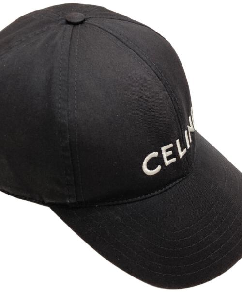 CELINE（セリーヌ）CELINE (セリーヌ) ベースボールキャップ ブラック サイズ:Mの古着・服飾アイテム