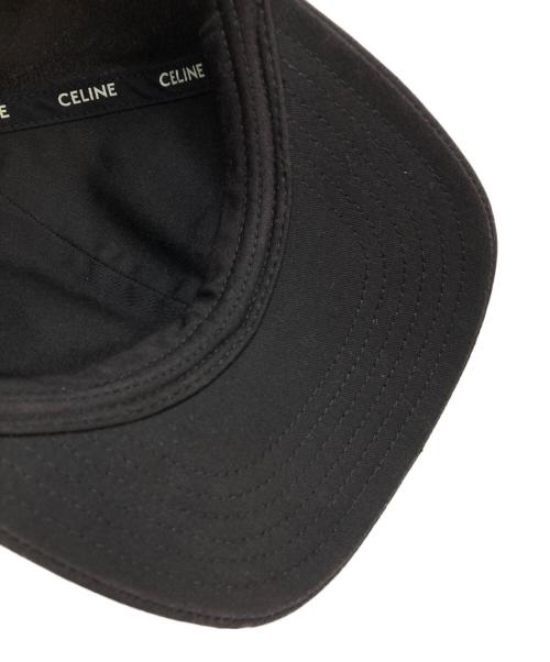 CELINE（セリーヌ）CELINE (セリーヌ) ベースボールキャップ ブラック サイズ:Mの古着・服飾アイテム
