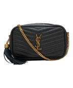 Saint Laurent Parisサンローランパリ）の古着「ルーチェーンショルダーバッグ」｜ブラック