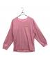 Acne Studios Bla Konst（アクネステュディオスブロコンスト）の古着「ワンポイントロングスリーブTシャツ」｜ピンク