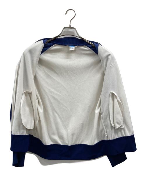 adidas（アディダス）adidas (アディダス) トラックジャケット ホワイト×ブルー サイズ:42の古着・服飾アイテム