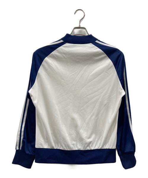 adidas（アディダス）adidas (アディダス) トラックジャケット ホワイト×ブルー サイズ:42の古着・服飾アイテム