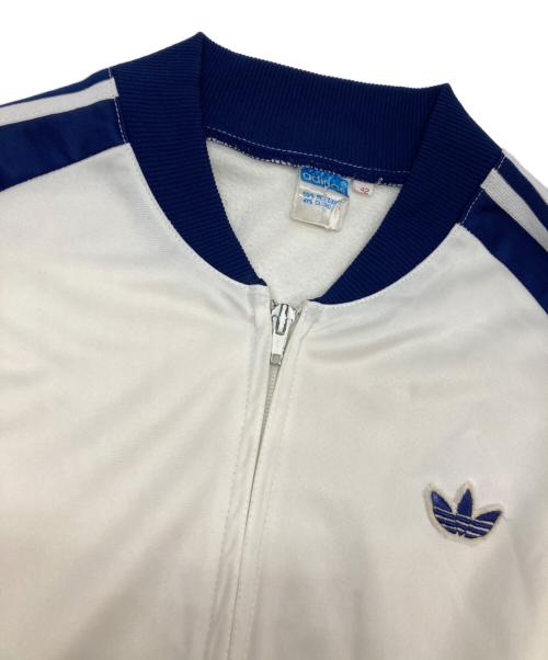adidas（アディダス）adidas (アディダス) トラックジャケット ホワイト×ブルー サイズ:42の古着・服飾アイテム