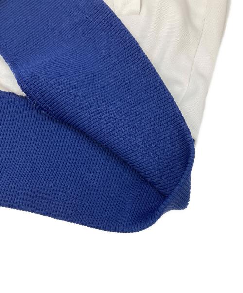 adidas（アディダス）adidas (アディダス) トラックジャケット ホワイト×ブルー サイズ:42の古着・服飾アイテム