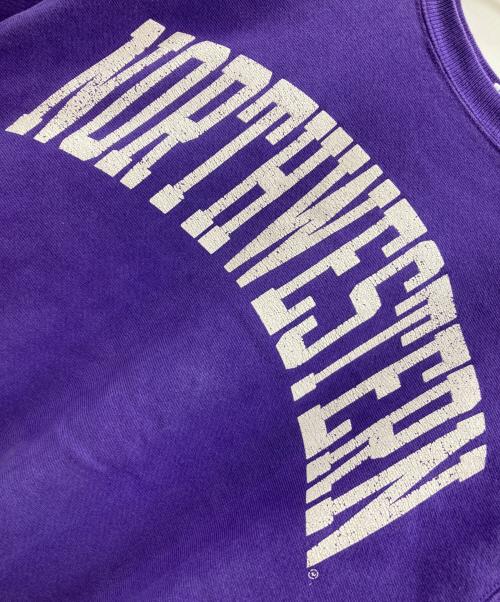 Champion REVERSE WEAVE（チャンピオン リバース ウィーブ）Champion REVERSE WEAVE (チャンピオン リバース ウィーブ) 90s刺繍タグスウェット パープル サイズ:XLの古着・服飾アイテム