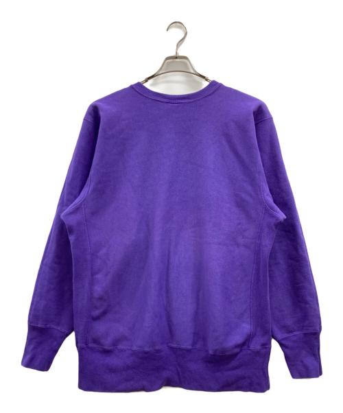 Champion REVERSE WEAVE（チャンピオン リバース ウィーブ）Champion REVERSE WEAVE (チャンピオン リバース ウィーブ) 90s刺繍タグスウェット パープル サイズ:XLの古着・服飾アイテム