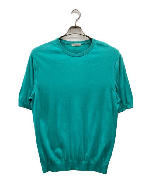 UNITED ARROWS（ユナイテッドアローズ）UNITED ARROWS (ユナイテッドアローズ) 半袖ニット グリーン サイズ:Lの古着・服飾アイテム